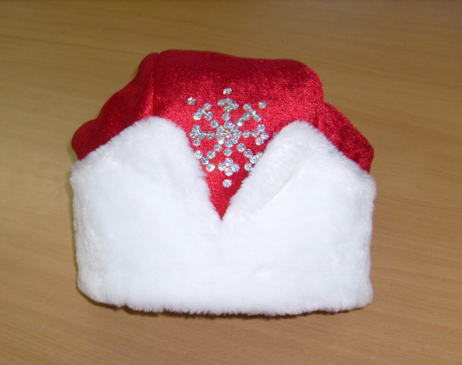 обработка шапки Деда Мороза