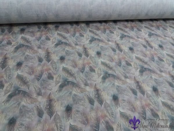 Сорочечная ткань "ПЕРЫШКО", Лён-100%, ширина 150 см, 1-метр 650 руб
